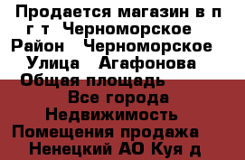 Продается магазин в п.г.т. Черноморское  › Район ­ Черноморское › Улица ­ Агафонова › Общая площадь ­ 100 - Все города Недвижимость » Помещения продажа   . Ненецкий АО,Куя д.